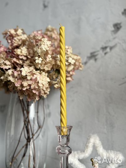 Свечи восковые натуральные