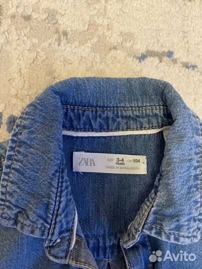 Рубашка zara 104