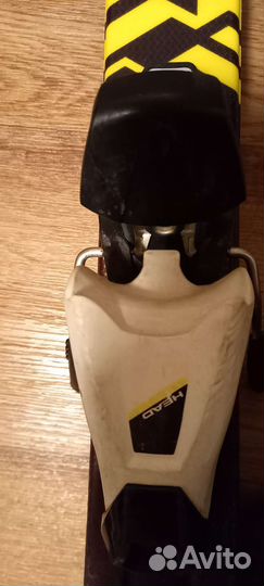 Горные лыжи head 117 120 радиус 6,9, палки 90