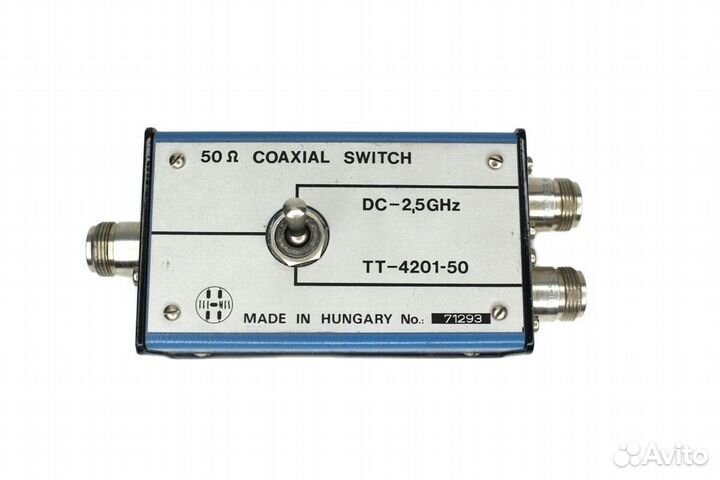 Переключатель коаксиальный TT-4201-50 2,5 ггц Made