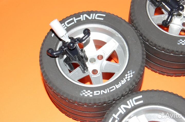 Редкие огромные колеса Lego Racing со шрусами