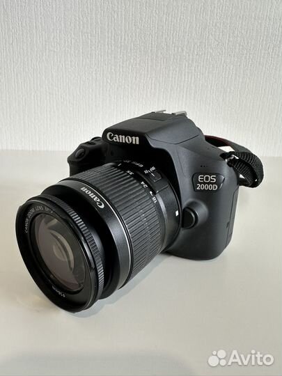 Зеркальный фотоаппарат canon eos 2000d