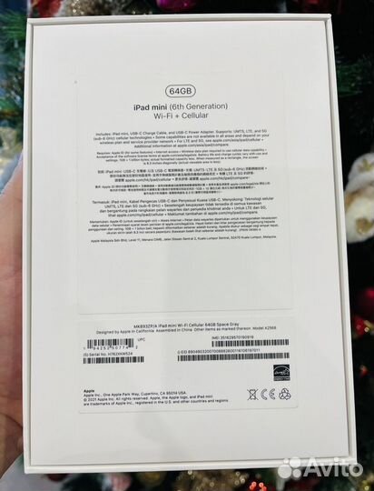 iPad Mini 6 64Gb Cellular АКБ97