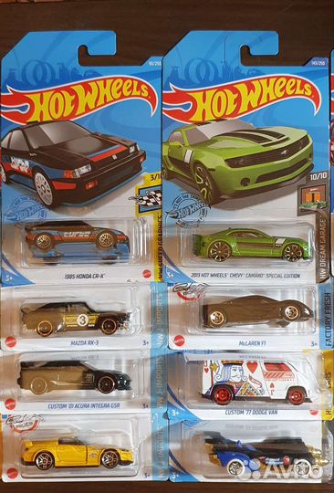 Hot Wheels машинки 1998-2022