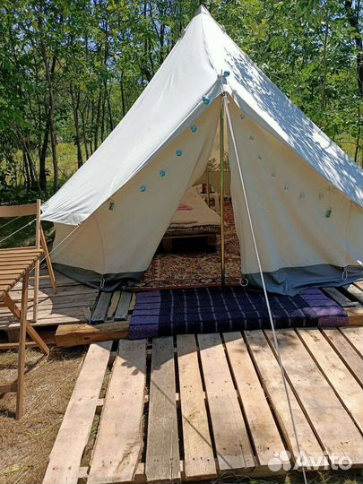 Юрта на берегу Волги