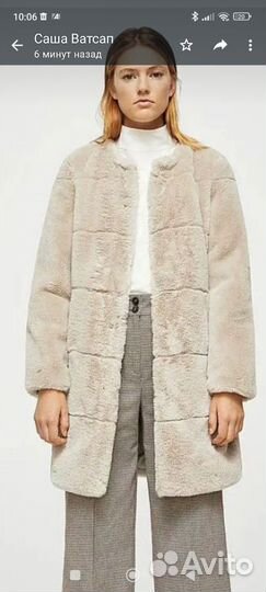 Шуба Mangо новая женская искусственная