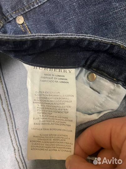 Burberry джинсы