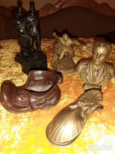 Статуэтки бронзовые, чугун СССР