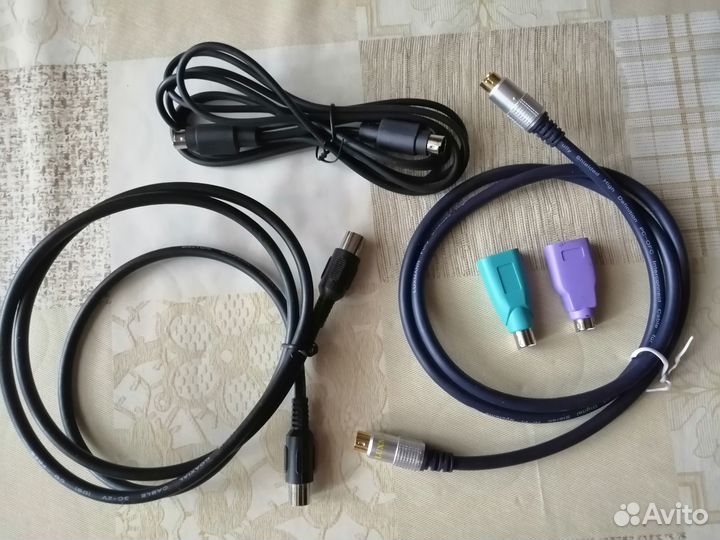 Кабели: Luxmann S-Video, коаксиальный +переходники