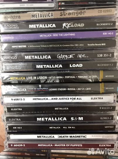 Музыкальные cd диски Metallica