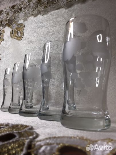 Стаканы для воды и сока