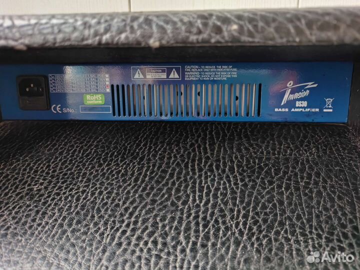 Басовый комбо Invasion (Randall) BS30 (30вт, 10
