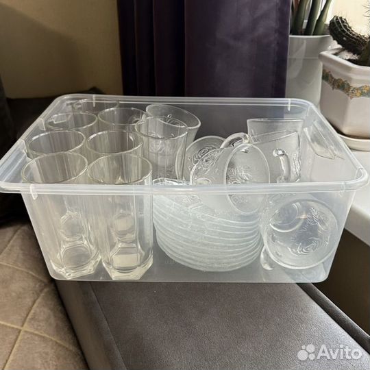 Чайный сервиз стекло