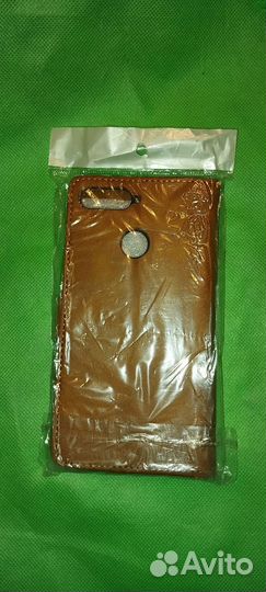 Книжный чехол Honor7A,7A PRO коричневый.Есть оптом