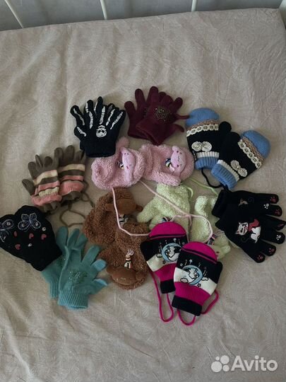 Варежки и перчатки новые