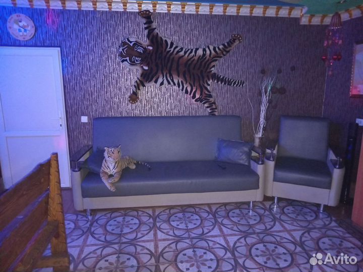 Русская баня на дровах с мангалом внутри (сауна)