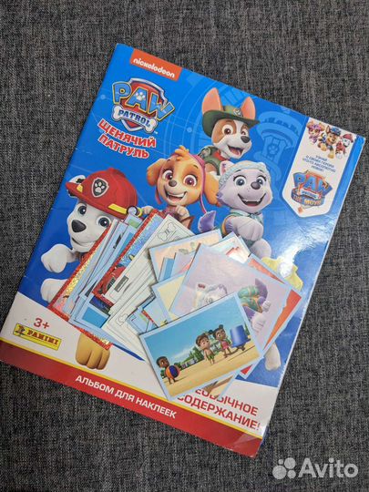 Наклейки panini щенячий патруль