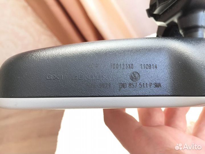 Зеркало с ассистентом дальнего света 7N0 857 511