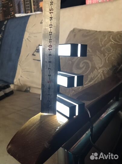 3Д буквы с торцевой подсветкой