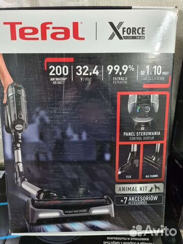 Вертикальный пылесос Tefal X-force flex 14.60