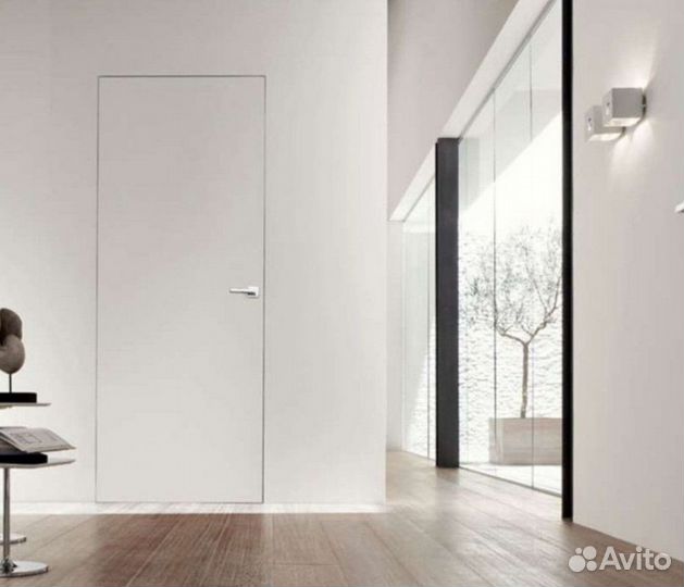 Скрытые двери под покраску