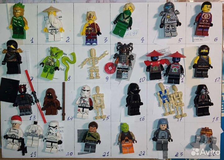 Lego Ninjago, стар варс минифигурки