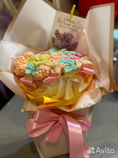 Шоколадные бабочки букетик