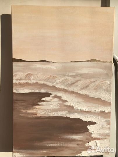 Интерьерная картина море абстракция