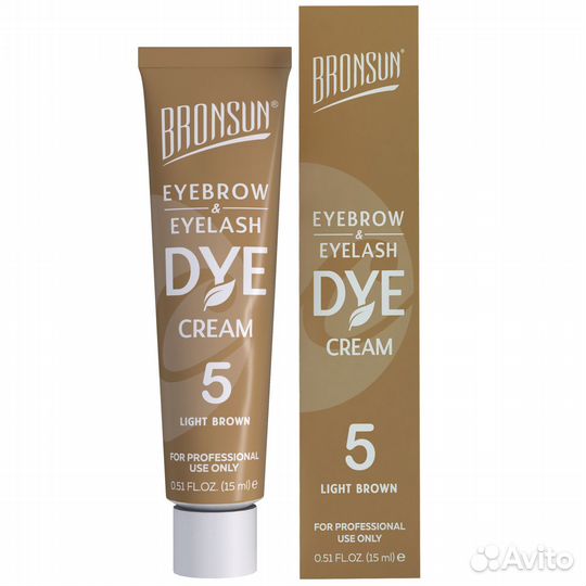 Крем-краска для бровей и ресниц bronsun