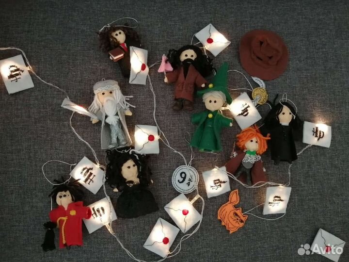 Ватные игрушки ручной работы