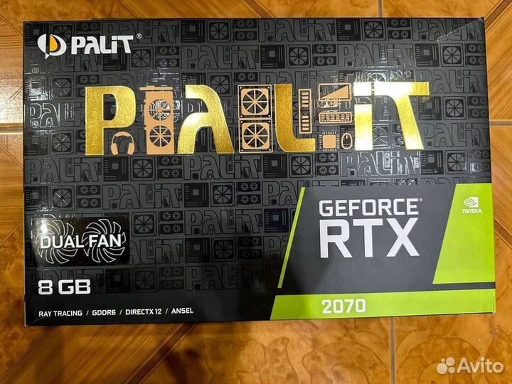 Видеокарта Palit GeForce RTX 2070 8GB