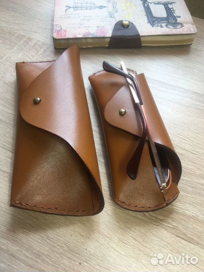 Футляр для очков натуральная кожа