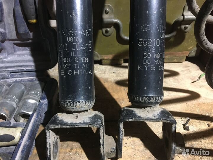 Задние амортизаторы ниссан теана