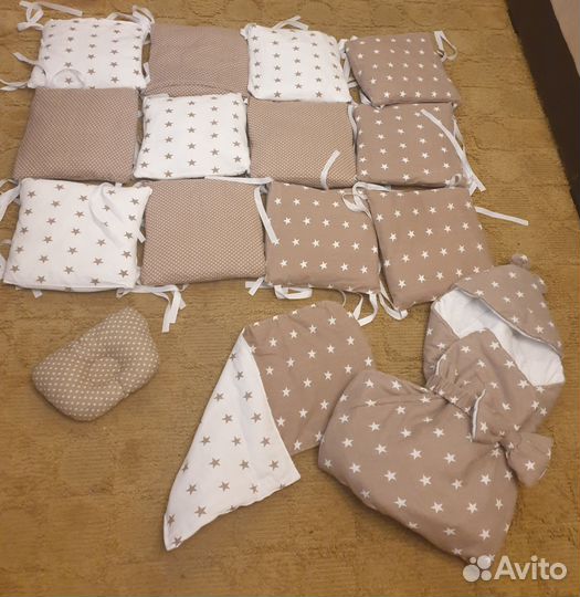 Бортики в кроватку и конверт