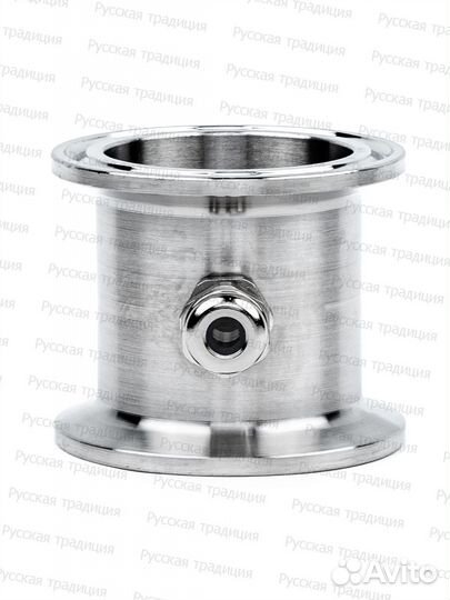 Мини царга с ниппелем под термометр, 1.5 дюйма