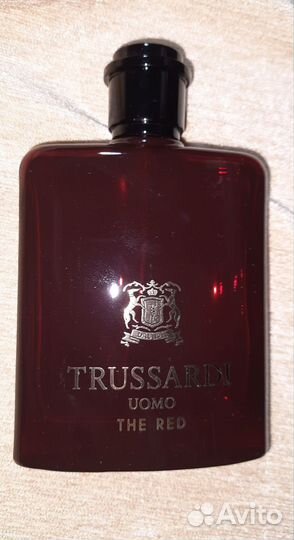 Коробка и пустой флакон Trussardi