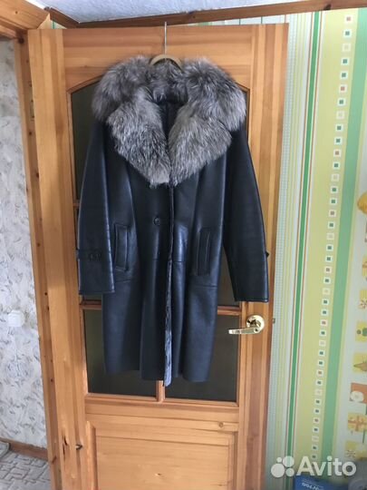 Дублёнка натуральная женская размер 48