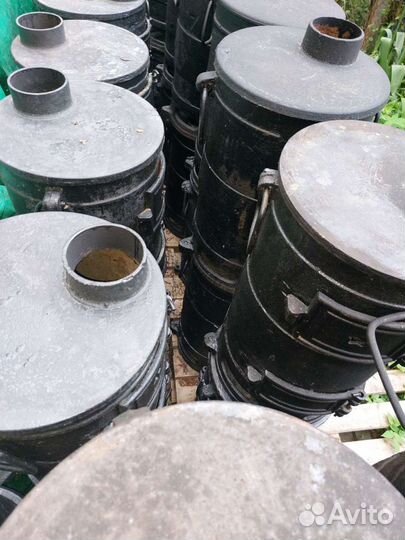 Печь дровяная для готовки СССР с боковым выходом