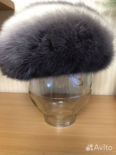 Берет норка 57 размер, б/у