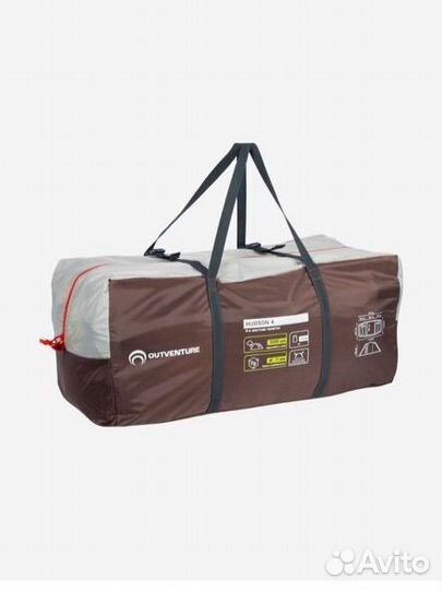 Палатка 4-местная Outventure Hudson 4 Alternative