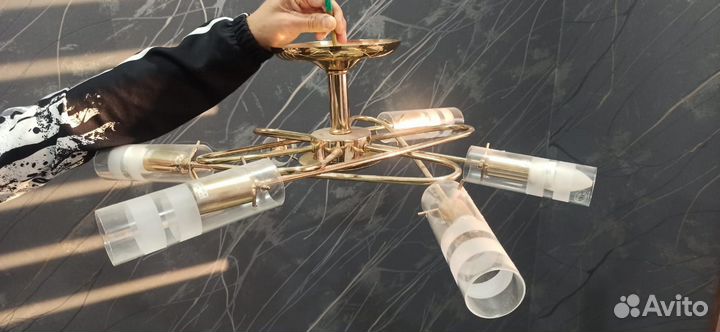 Люстра потолочная бу