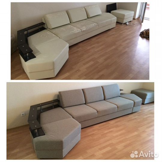 Перетяжка / ремонт мягкой мебели