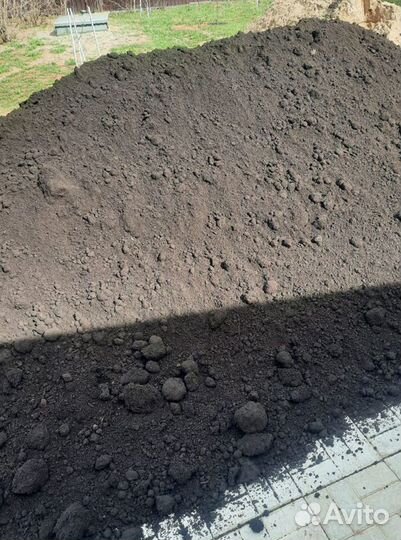 Чернозем плодородный грунт без мусора 6 кубов