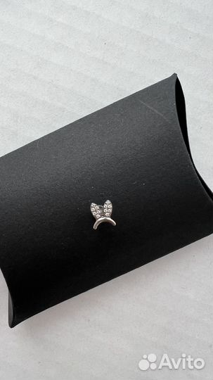 Серьга лабрет для пирсинга титановый