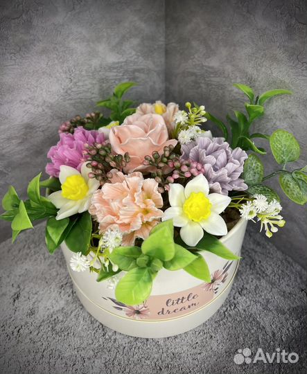 Букет цветов из мыла