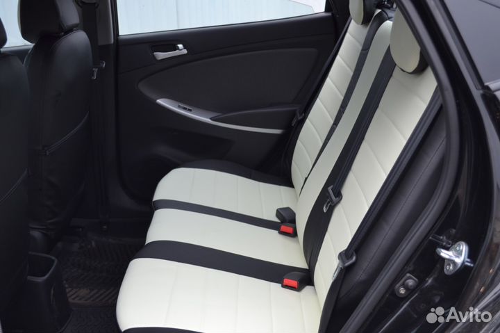 Авточехлы на Hyundai Solaris