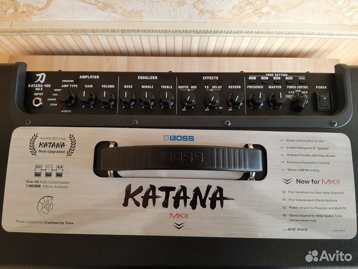 Новый гитарный комбоусилитель Boss Katana 100 MkII
