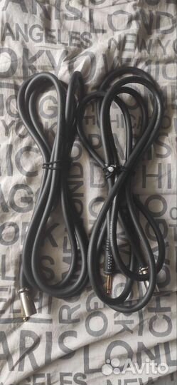 Проф. Аудио кабель jack 6.3 mm (M) - XLR