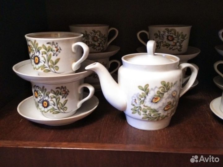 Чайный сервиз на 12 персон СССР