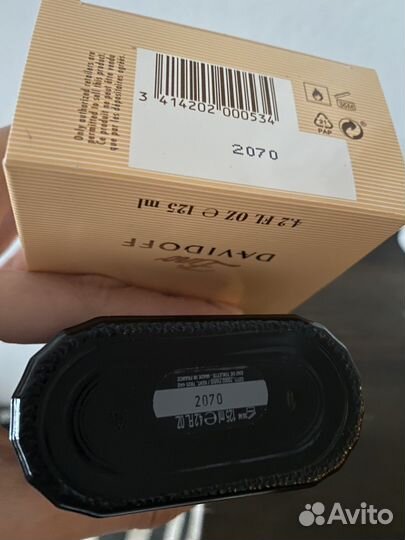 Туалетная вода Davidoff Zino 125 ml